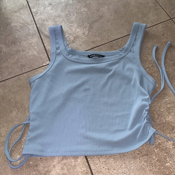 blue tank top - Picture 3 of 3